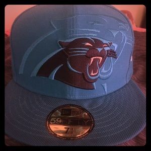 Carolina Panthers New Era fitted hat size 7 1/8